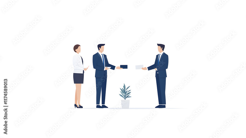 Business etiquette and interaction depicting professional communication, respectful behavior, and collaboration in a corporate environment, emphasizing effective interpersonal skills.
Business etiquette and interaction depicting professional communication, respectful behavior, and collaboration in a corporate environment, emphasizing effective interpersonal skills.