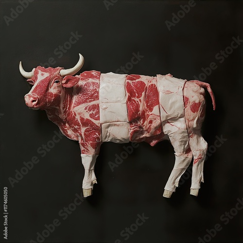 Butchered Cow: A Study in Meat and Form photo