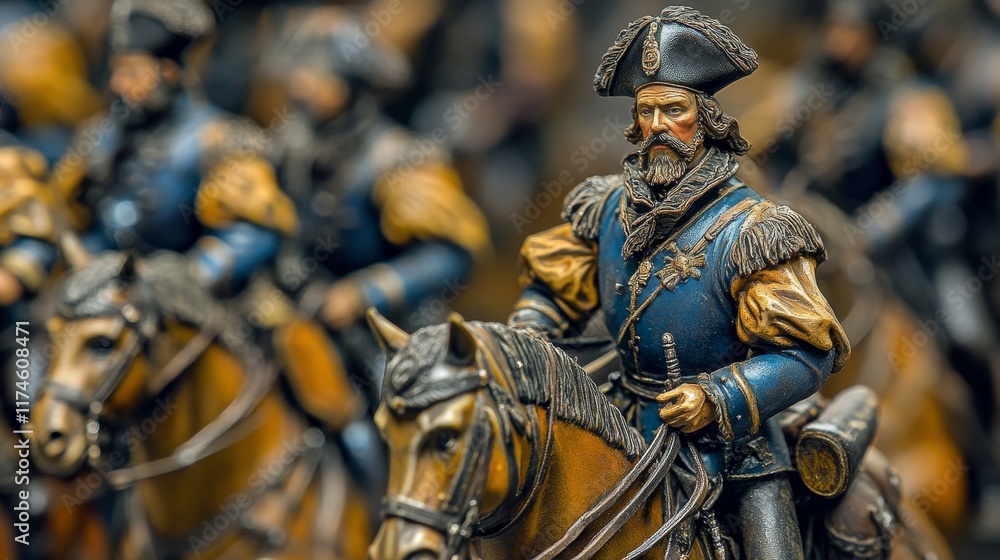 Brave Swedish Cavalry under King Gustavus Adolphus in Thirty Years War Brave Swedish Cavalry under King Gustavus Adolphus in Thirty Years War
