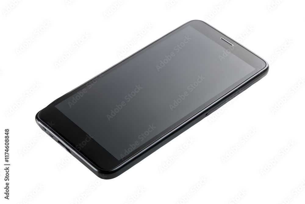 A blank screen mobile mockup, black screen mobile A blank screen mobile mockup, black screen mobile