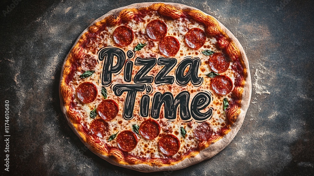 Cheesy pizza background with vibrant toppings, ideal for creating a delicious visual, suitable for marketing, comic book illustration style Cheesy pizza background with vibrant toppings, ideal for creating a delicious visual, suitable for marketing, comic book illustration style