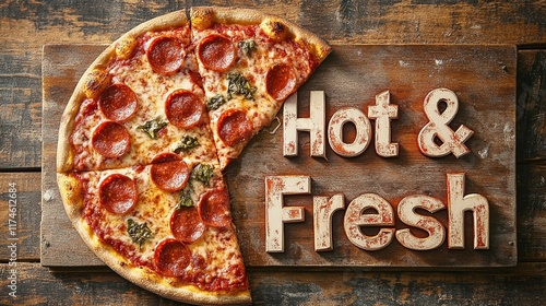 Pizza background with vibrant pepperoni and cheese toppings, arranged in an artistic pattern, ideal for food-themed designs, style of comic illustrations