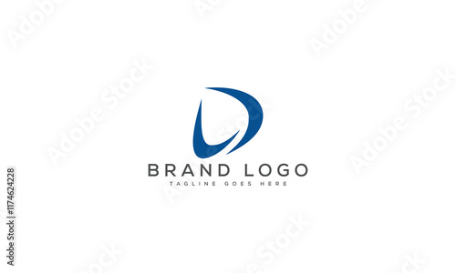 letter D logo design vector template design for brand.