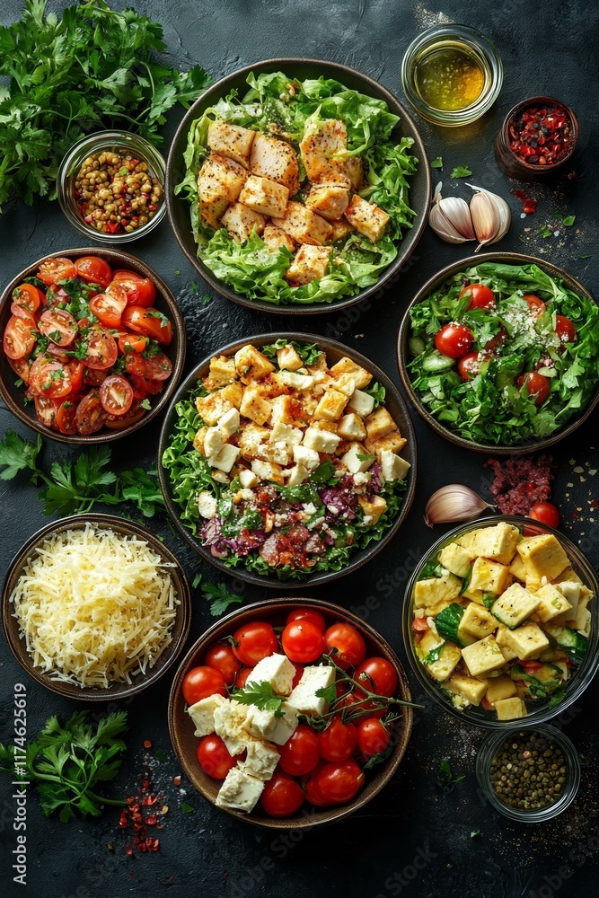 Vibrant Salad and Dip Platter Vibrant Salad and Dip Platter