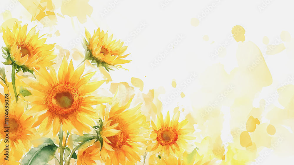 Fototapeta premium Elegant wedding invitation card background vector. Minimal hand painted watercolor botanical flowers texture template background. Design for wedding,vip cover, poster, rsvp moderncard.,Valentine's Day