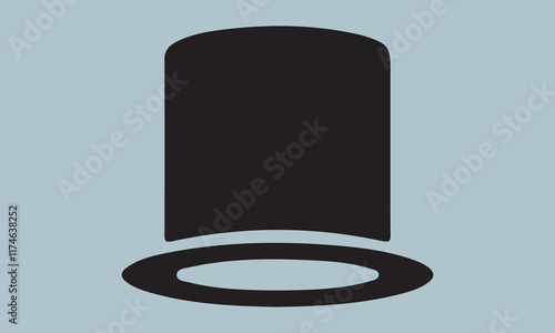 detective hat silhouette vector illustration  Silhouette Silhouette, Files for Cutting Cricut and Silhouette, Isolated on white background, Calligraphy t shirt svg 