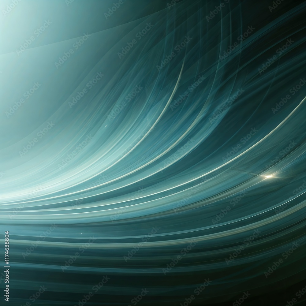 A futuristic digital artwork showcasing flowing lines and delicate light effects A futuristic digital artwork showcasing flowing lines and delicate light effects