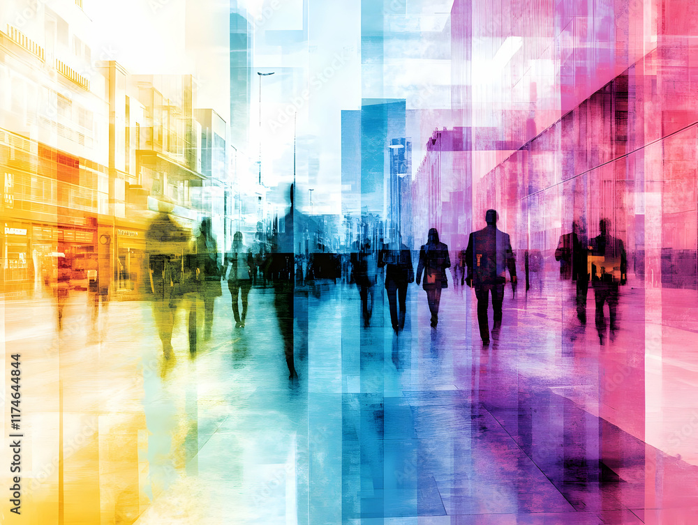 Abstract Cityscape Illustration Abstract Cityscape Illustration