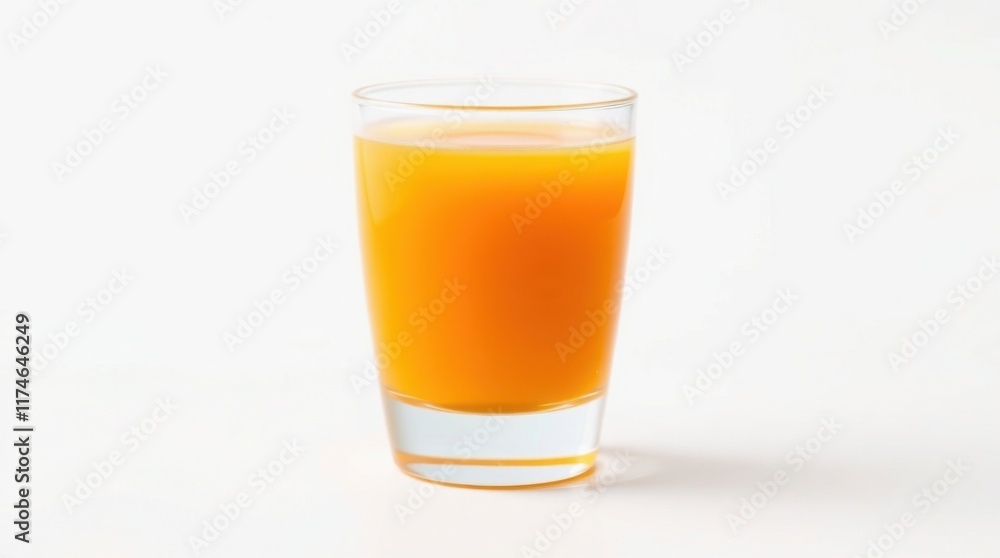 glass of orange juice isolated in white glass of orange juice isolated in white