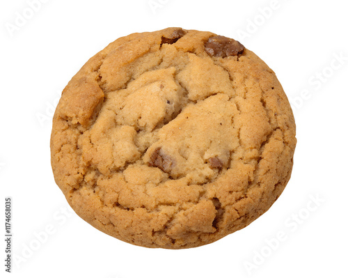 Wallpaper Mural Close-up of a delicious cookie isolated on a white transparent background, perfect for food, dessert, or snack-themed designs and recipes Torontodigital.ca