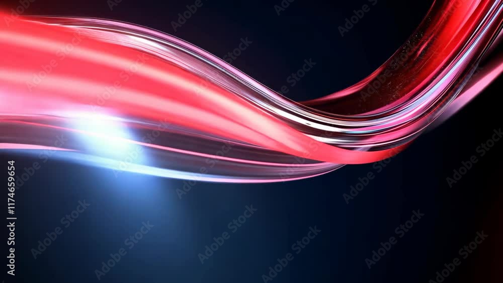 red white light trail gentle floating with bokeh light on dark background, innovation futuristic technology background concept red white light trail gentle floating with bokeh light on dark background, innovation futuristic technology background concept