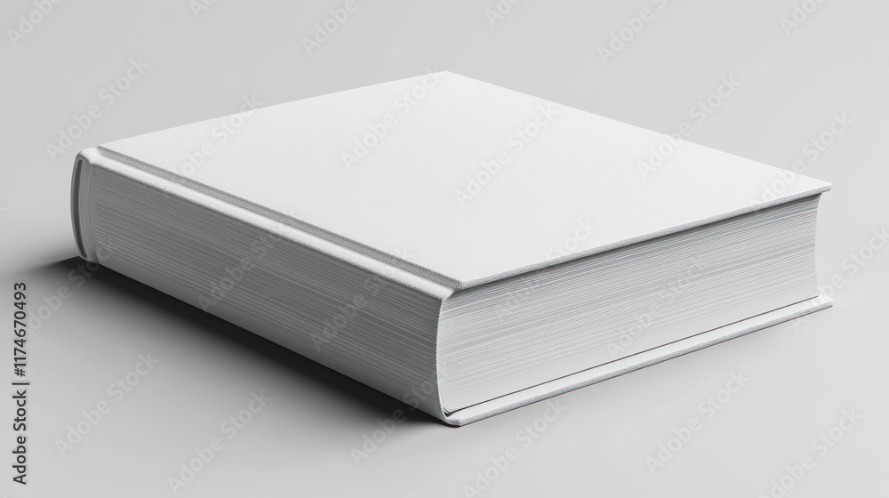 Hardcover Book Mockup Isolated Background Hardcover Book Mockup Isolated Background