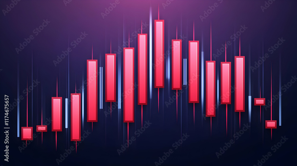 Abstract Background Bars Chart Illustration Abstract Background Bars Chart Illustration