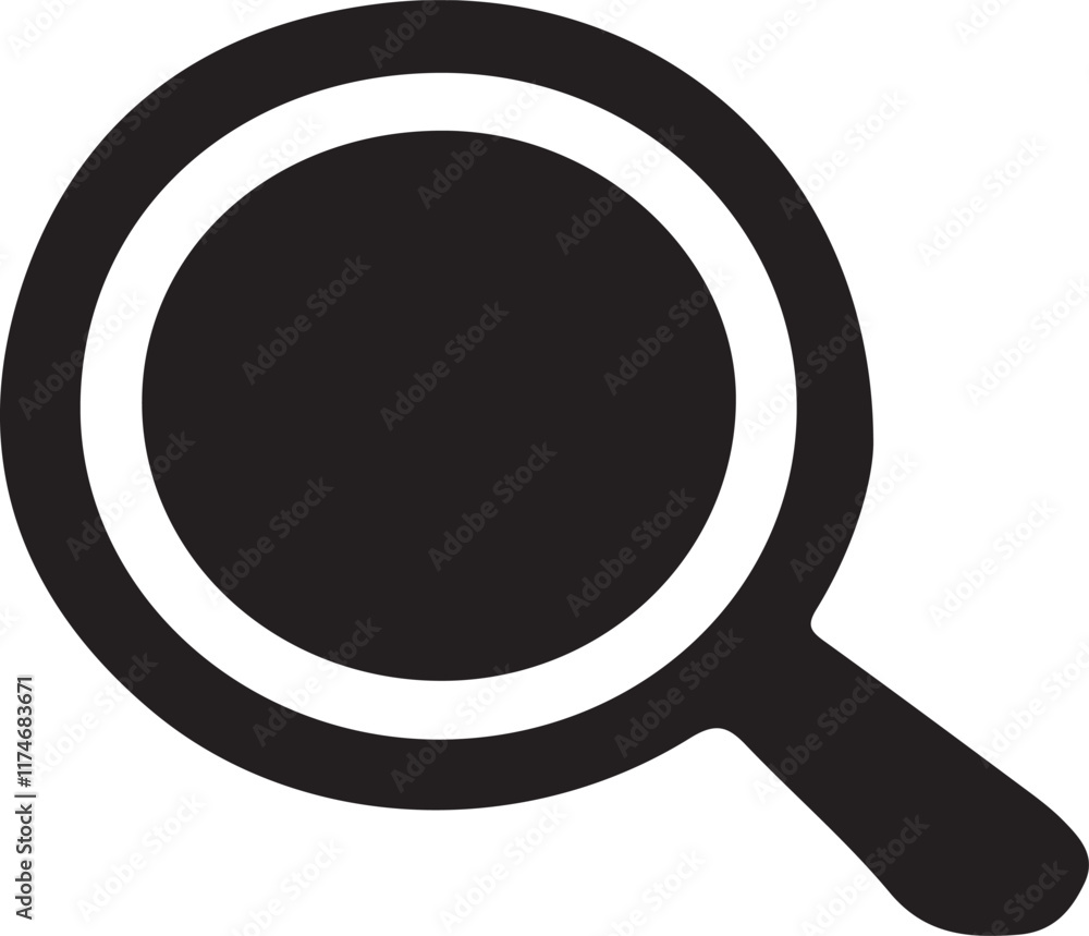 Search icon vector flat style Search icon vector flat style