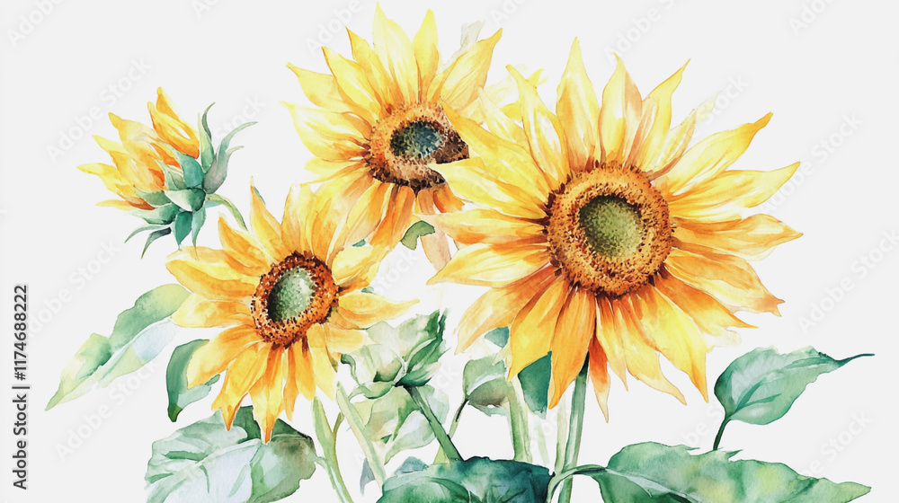 Obraz premium Elegant wedding invitation card background vector. Minimal hand painted watercolor botanical flowers texture template background. Design for wedding, vip cover, poster, rsvp moderncard.Valentine's Day