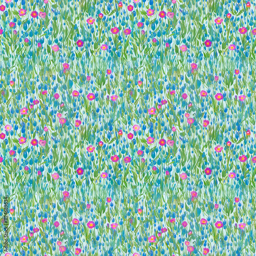 Vibrant floral pattern bringing life to any design space