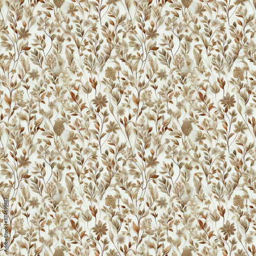 Delicate floral pattern for timeless elegance in home decor