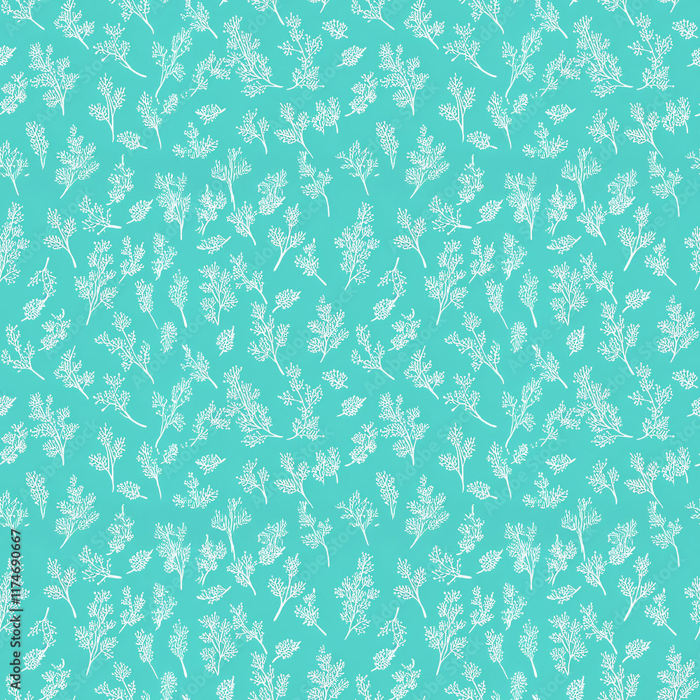 Delicate floral pattern with subtle hues on a tranquil background Delicate floral pattern with subtle hues on a tranquil background