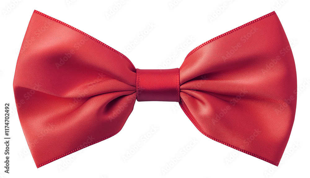 Realistic decorative ribbon bow isolated on transparent background. Realistic decorative ribbon bow isolated on transparent background.