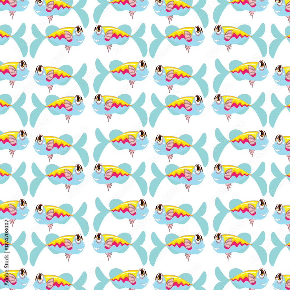 Obraz premium seamless pattern with animals