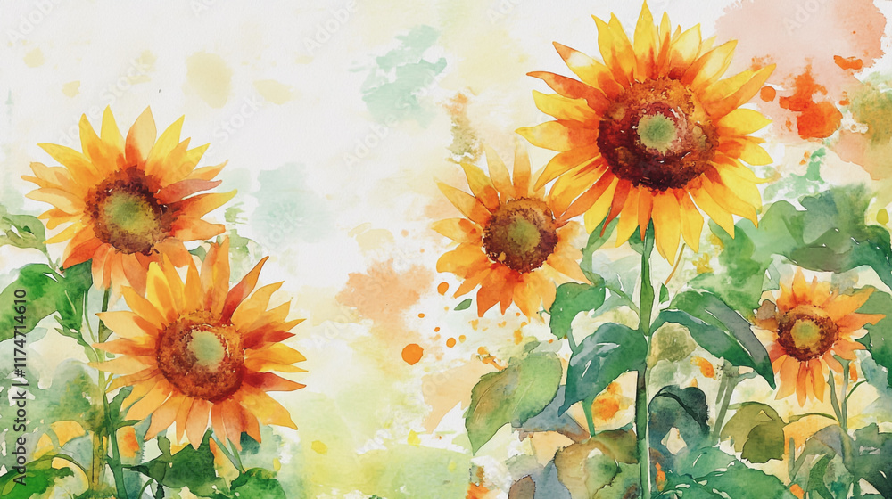 Obraz premium Elegant wedding invitation card background vector. Minimal hand painted watercolor botanical flowers texture template background. Design for wedding, vip cover, poster, rsvp moderncard.Valentine's Day