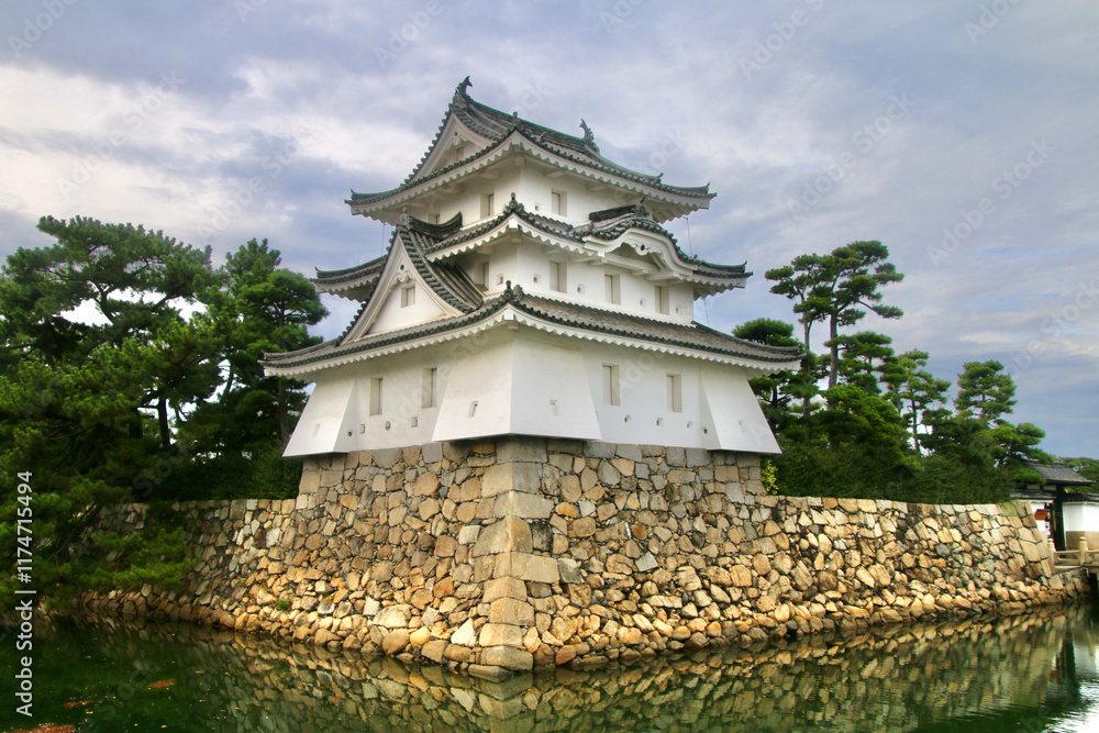 Fototapeta premium 高松城・艮櫓（香川県・高松市）