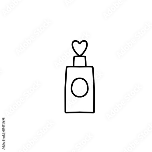 perfume bottle outline