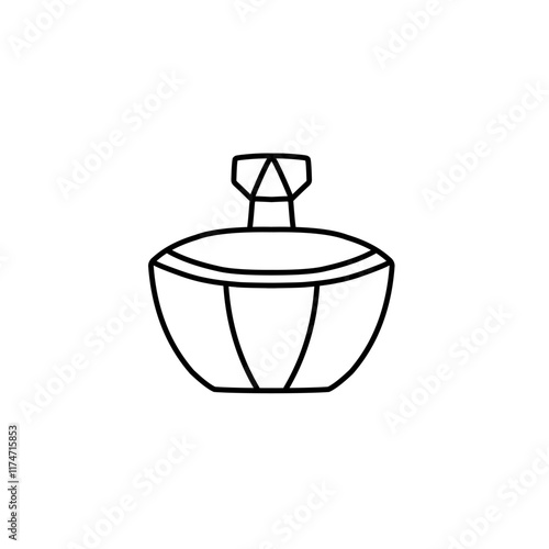 perfume bottle outline