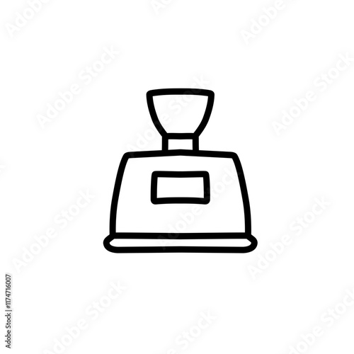 perfume bottle outline