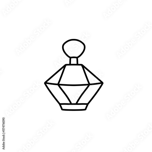 perfume bottle outline