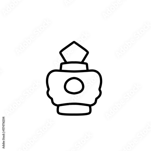 perfume bottle outline