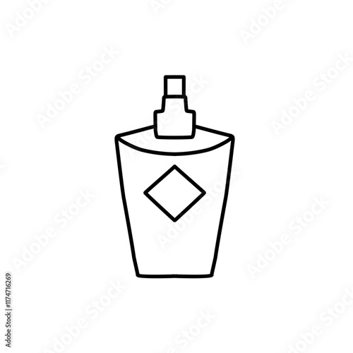 perfume bottle outline