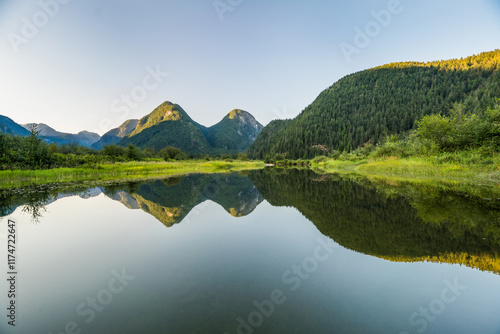 Widgeon Marsh, Widgeon Valley National Wildlife Area, B.C. , Canada photo