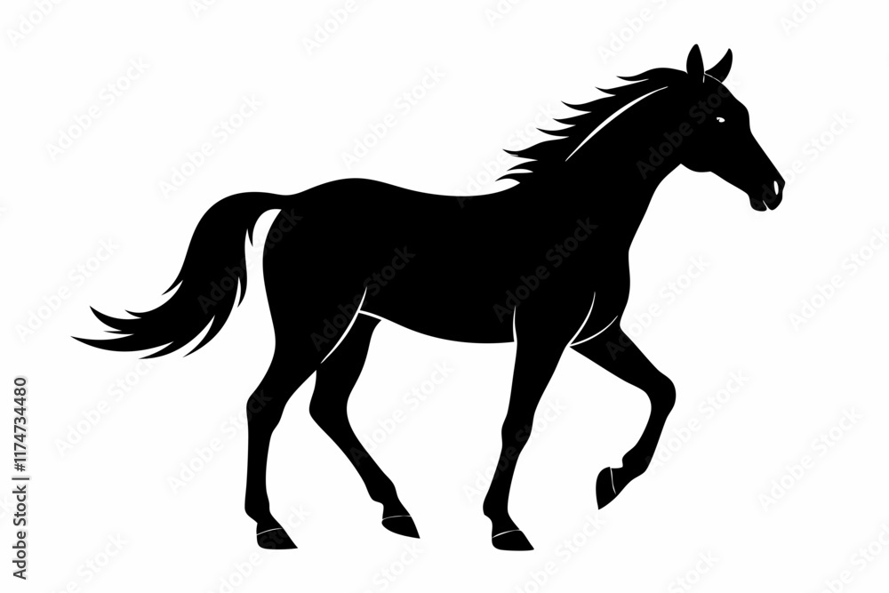 Elegant Horse Icon Silhouette Illustration Perfect for Logos Art and Graphic Design Projects
Elegant Horse Icon Silhouette Illustration Perfect for Logos Art and Graphic Design Projects