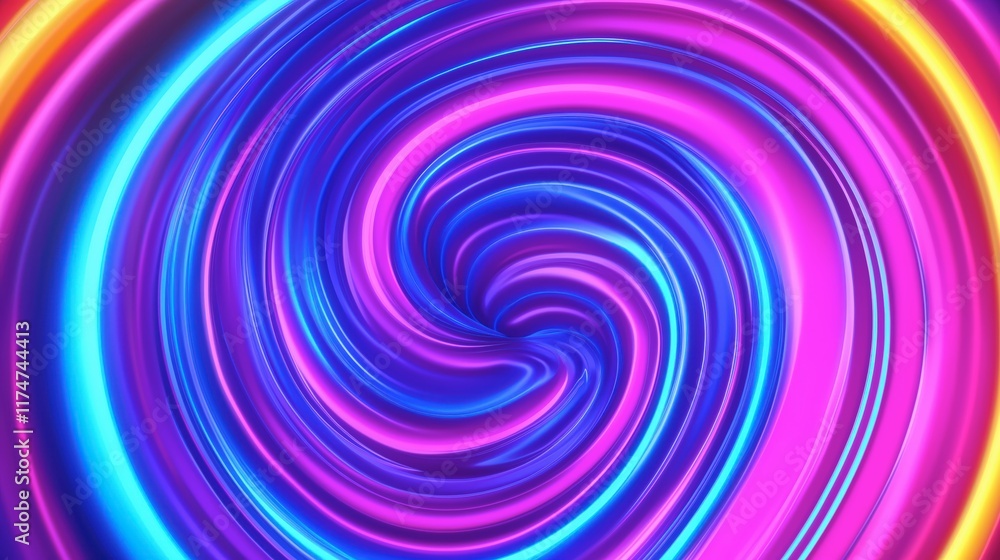Vibrant Swirling Colors in Electric Blue, Purple, and Pink Abstract Design Vibrant Swirling Colors in Electric Blue, Purple, and Pink Abstract Design