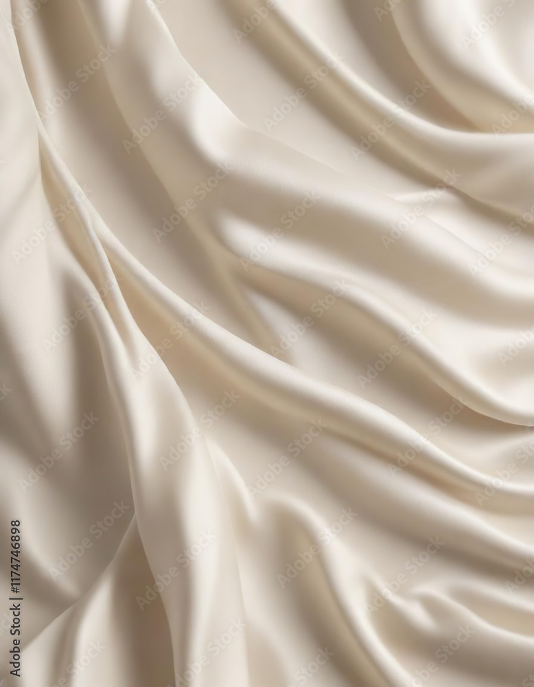 Fototapeta premium Soft focus misty ivory silk background with subtle texture, misty, texture, calm