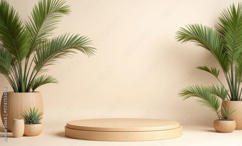 Serene indoor setting with greenery Serene indoor setting with greenery