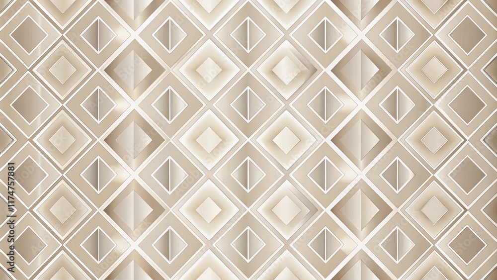 Abstract Beige Geometric Pattern with Subtle Depth and Elegant Texture Abstract Beige Geometric Pattern with Subtle Depth and Elegant Texture