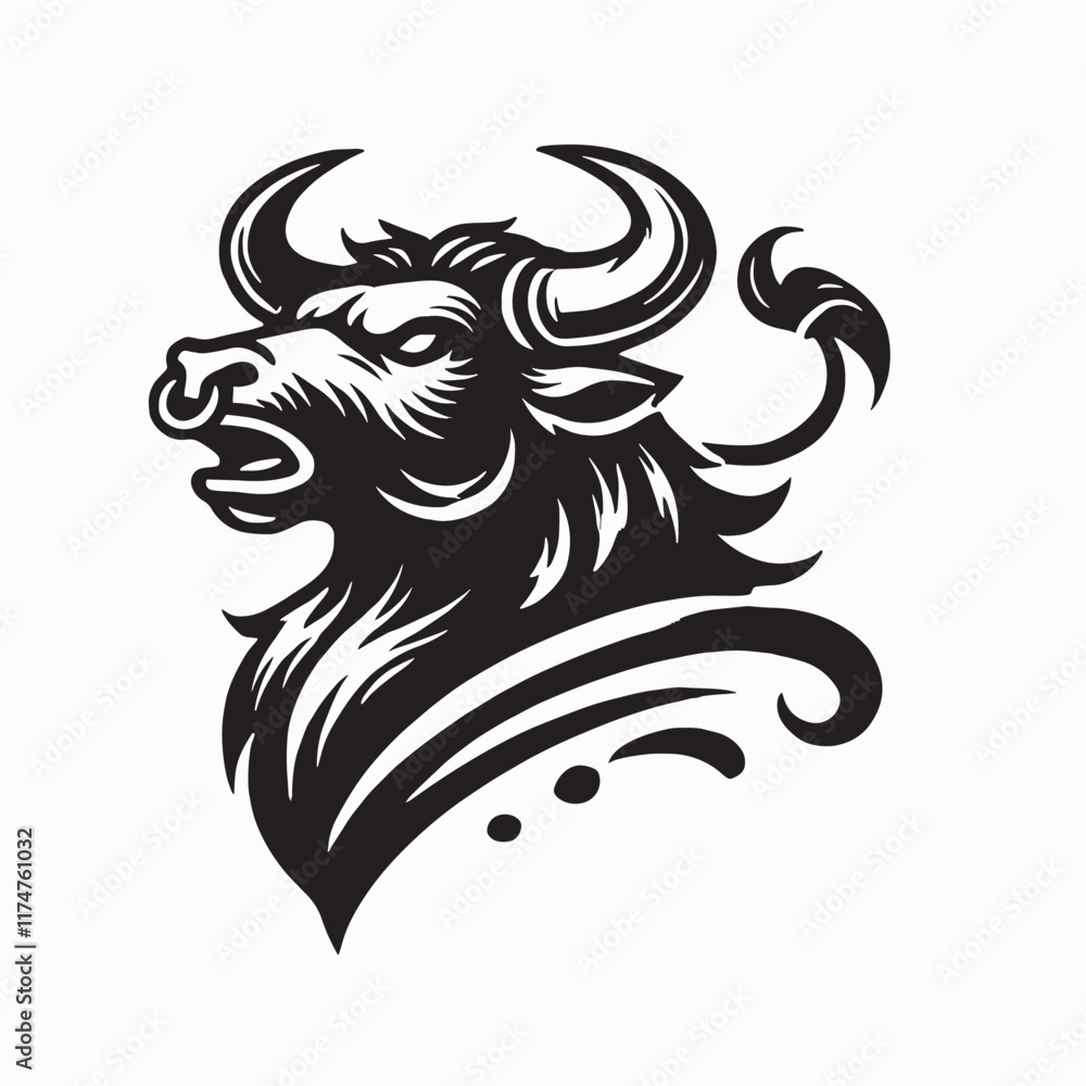 Obraz premium bull mascot
