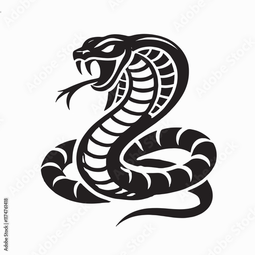illustration of a cobra snake
