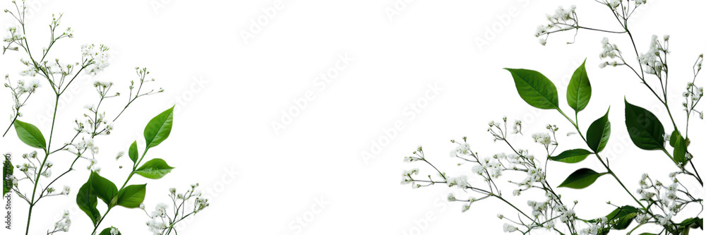 Obraz premium Minimalist design, clean composition, bright white backdrop, emphasis on simplicity, modern aesthetic, ideal for branding and presentations