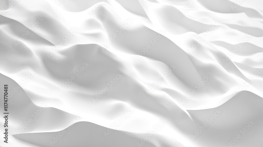 Naklejka premium White snow abstract background with subtle textures and a calm winter aesthetic, perfect for a web banner or website header design