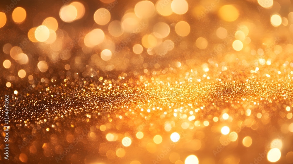 Sparkling golden glitter abstract background with shimmering metallic lights creating a festive celebratory and elegant atmosphere perfect for holiday party or event designs Sparkling golden glitter abstract background with shimmering metallic lights creating a festive celebratory and elegant atmosphere perfect for holiday party or event designs