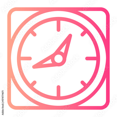 time sleep gradient icon