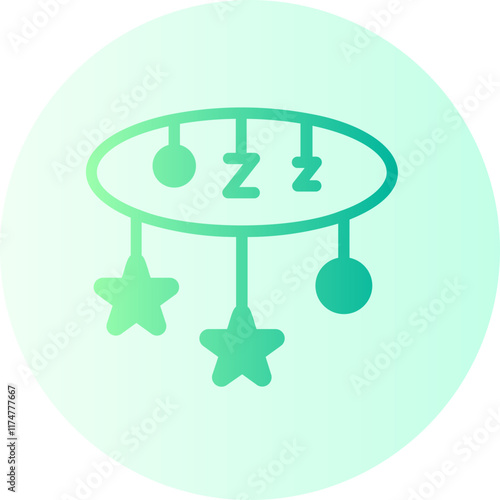 crib toy gradient icon