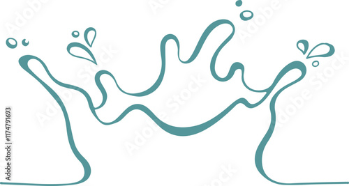 water drop vector illustration isolated on background