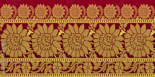 beautiful graphic saree design and this sari design is in Indian style which is for textile fashion industry and it can be used as wallpaper backdrop and website bg this style is originated in india 