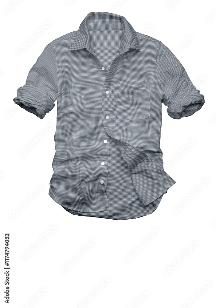 3D illustration summer season check shirt. 3D illustration summer season check shirt.