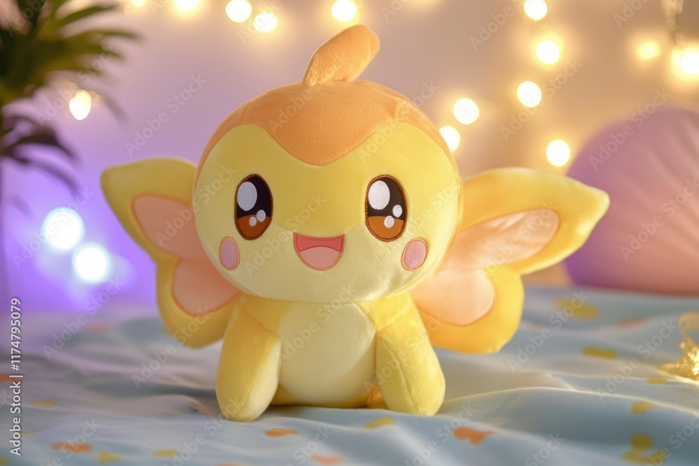Adorable Yellow Plush Toy Fish With Wings Adorable Yellow Plush Toy Fish With Wings