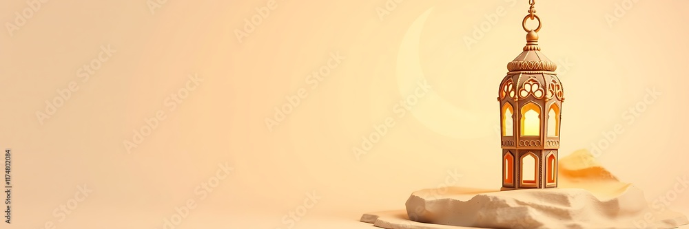 Fototapeta premium Islamic ramadan greetings background